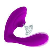 an image of a purple vibrating object