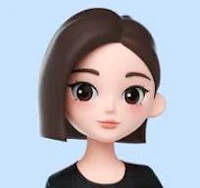a 3d model of a woman wearing a black shirt