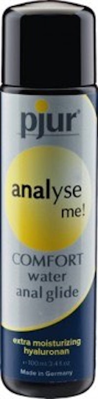 a jar of pjur analyze me comfort anal lubricant