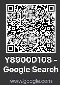 a qr code with the words y800d08 google search