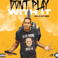 the cover of don't play with it featuring a man with a gun