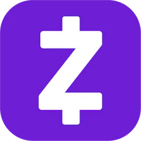 a purple square with the letter z on it