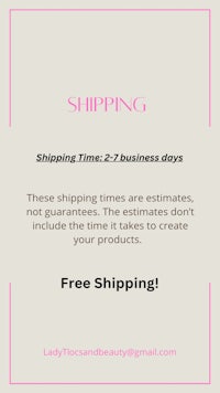 shipping time - 2 business days