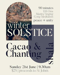 winter solstice cacao & chanting