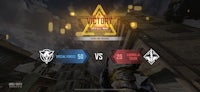 a screenshot of a game with the word victory on it