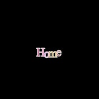 a black background with the word home on it