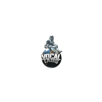vocal tags logo on a black background