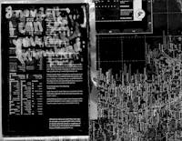 a black and white photo of a map with writing on it