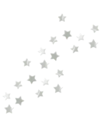a black and white photo of stars on a black background