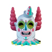 an image of a clown head on a white background