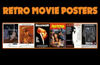 a collection of posters with the words retro movie posters