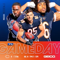 chicago bears gameday poster