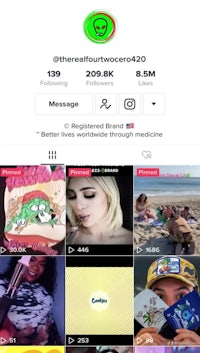 a screenshot of a tumblr app with a lot of pictures