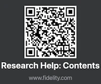 a qr code with the words research help contents