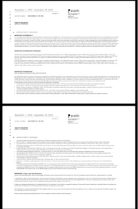 a black and white image of a resume and a cover letter