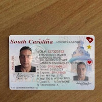 South Carolina Driver's License 