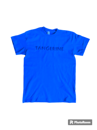 a blue t - shirt with the word'sangerine'on it