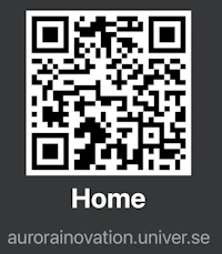 a qr code with the words home on it