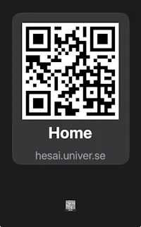 qr code for home - screenshot