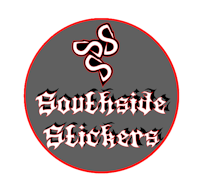 the logo for southside stickers