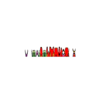 a black background with a red, green, and blue logo