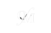 a black and white logo with the letter m and o