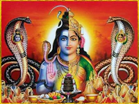 lord shiva in the form of a snake