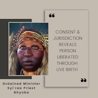 a portrait of a woman with the words consent & justice revealed persons liberated lived