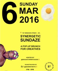 a flyer for syngenetic sunday