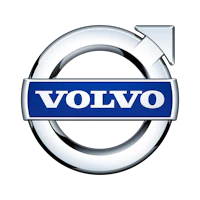volvo logo on a black background