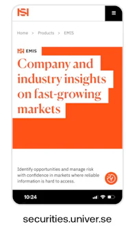 company and industry insights on fast growing markets