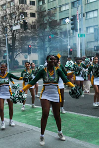 a group of cheerleaders