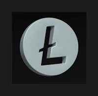 the l logo on a black background