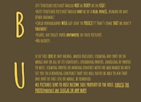 a poster with the words buu on it