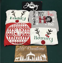 christmas shirts with reindeer and santa claus