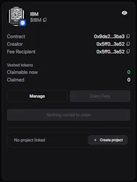 a screen shot of the ibm app