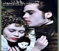 a man and woman hugging a doll