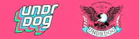 a pink background with the words underdog and eagle