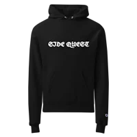 a black hoodie with the word edge queen on it