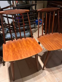 two mid century dining chairs for sale in san diego, california
