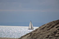 a sailboat in the ocean