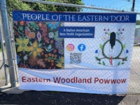 people of the eastern woodland powwow banner
