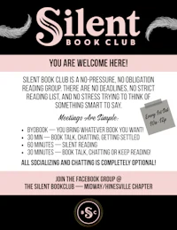 silent book club flyer