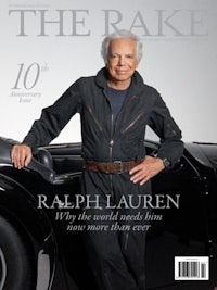 ralph lauren on the cover of the rake magazine