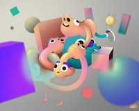 an illustration of a group of cartoon characters