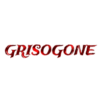 the word grisogone on a black background