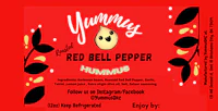 yumma's red bell pepper hummus