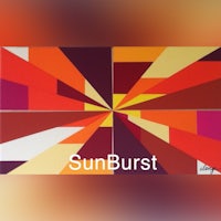 sunburst - acrylic on canvas