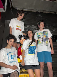 a group of people posing for a picture