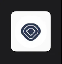 a square icon with a diamond in it
